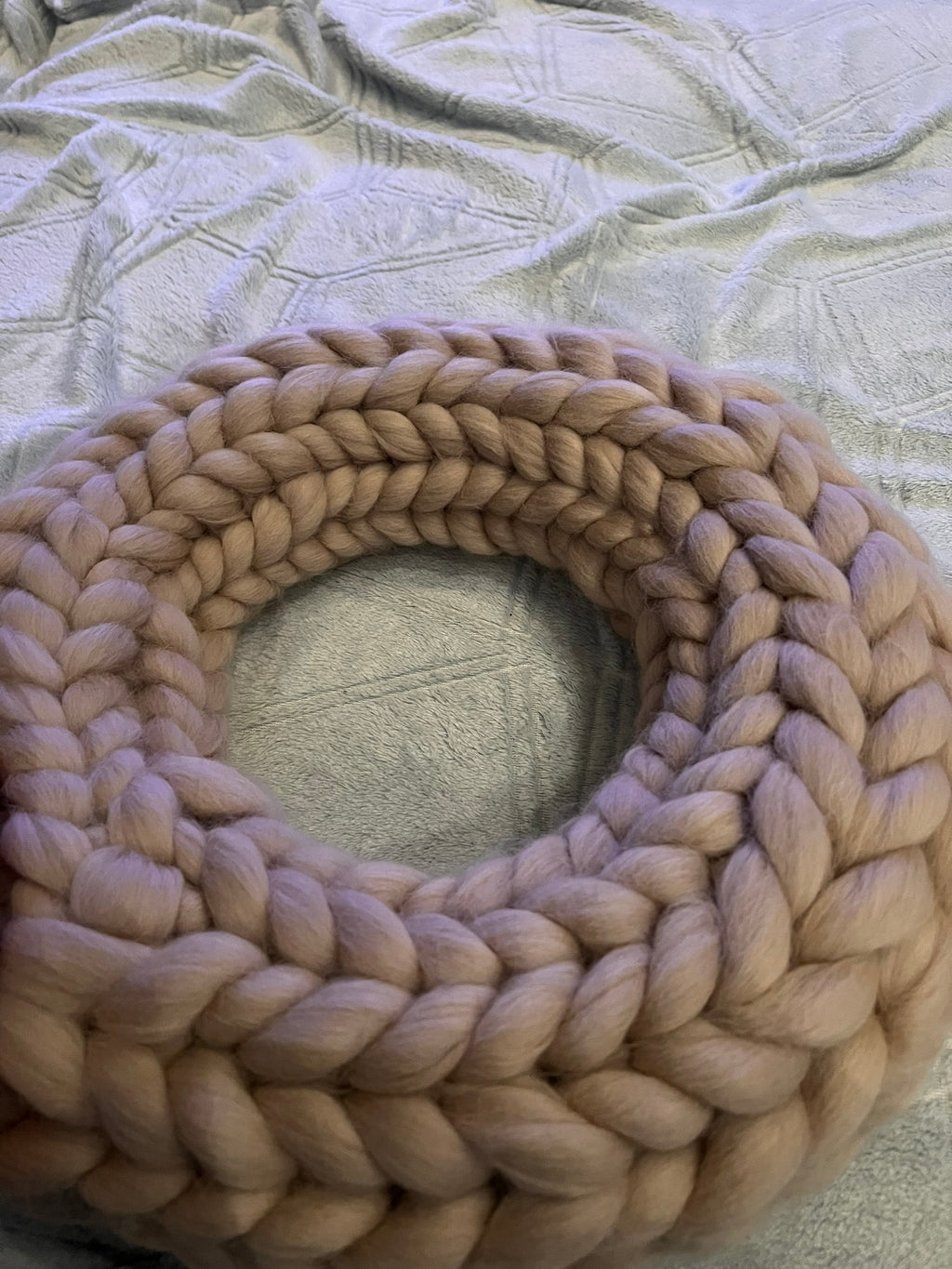 Wollkranz hande made by KreativKammer