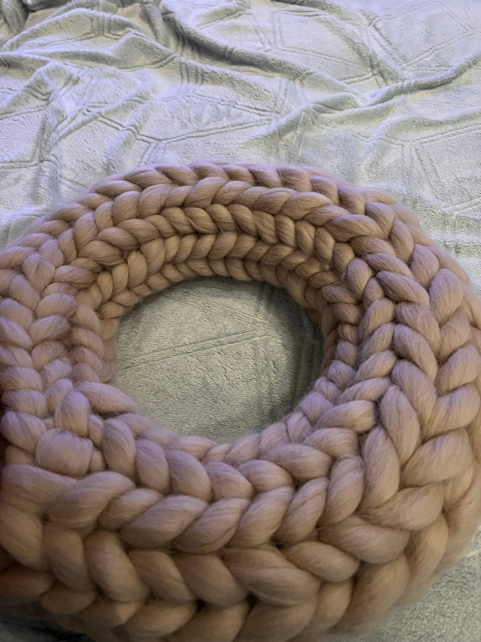 Wollkranz hande made by KreativKammer